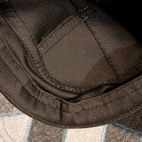 Broner Plaid Flannel Mens Winter Hat One Size Adjustable Hook & Loop Strap - Picture 9 of 9